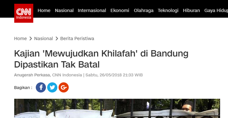 Hak Jawab atas Pemberitaan Situs cnnindonesia