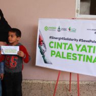 palestina, gaza, santunan anak yatim, yatim