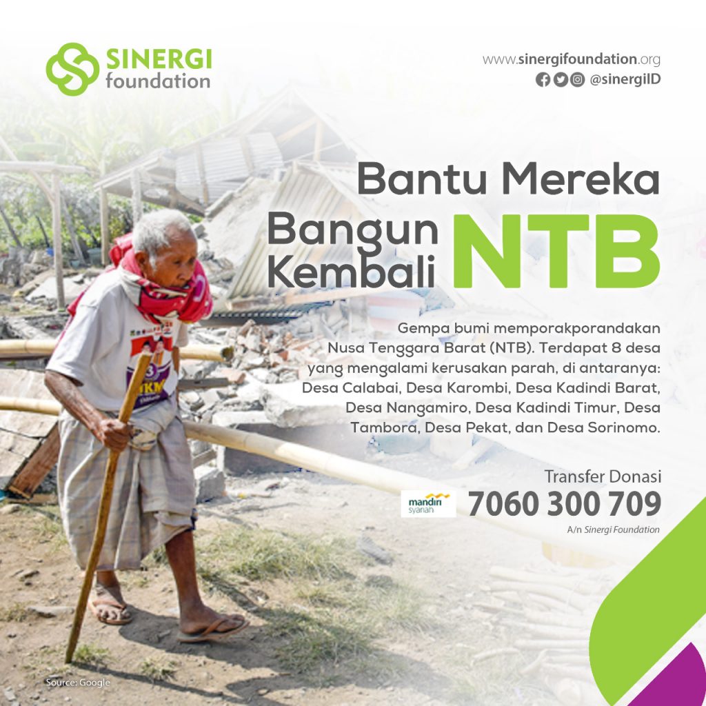 gempa, lombok, foz, help center