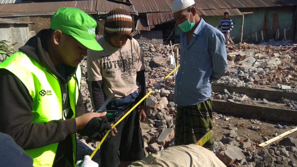 let's help lombok. bencana alam, huntara, masjid ramah gempa