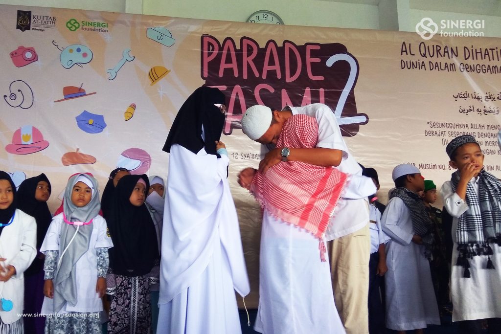 kuttab al fatih, parade tasmi, hafalan Al quran, hafidz,