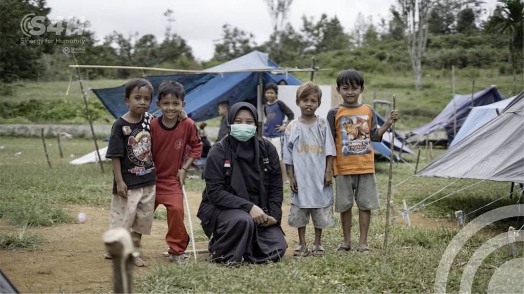 sinergy 4 humanity, s4h, majene, gempa bumi, shelter darurat