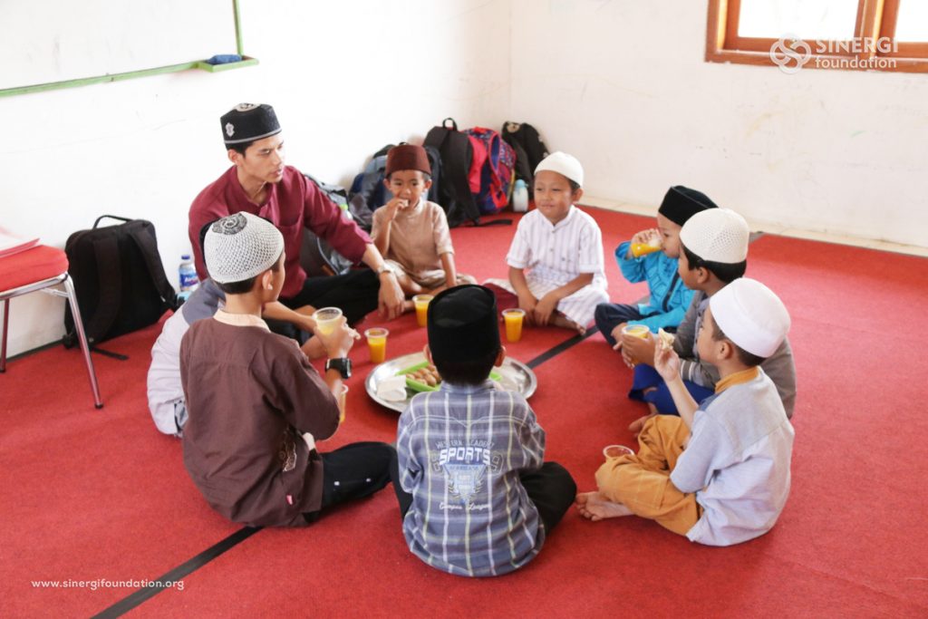 adab, anak, santri