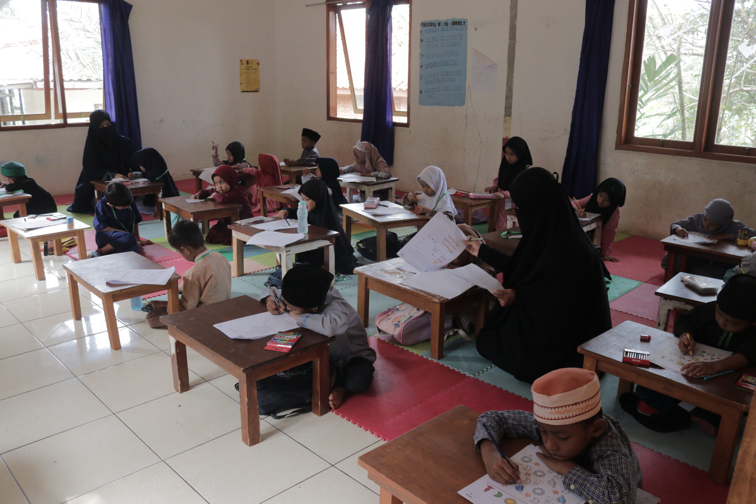 Kuttab Sinergi Gelar Wawancara dan Placement Test pada Orang tua dan Santri