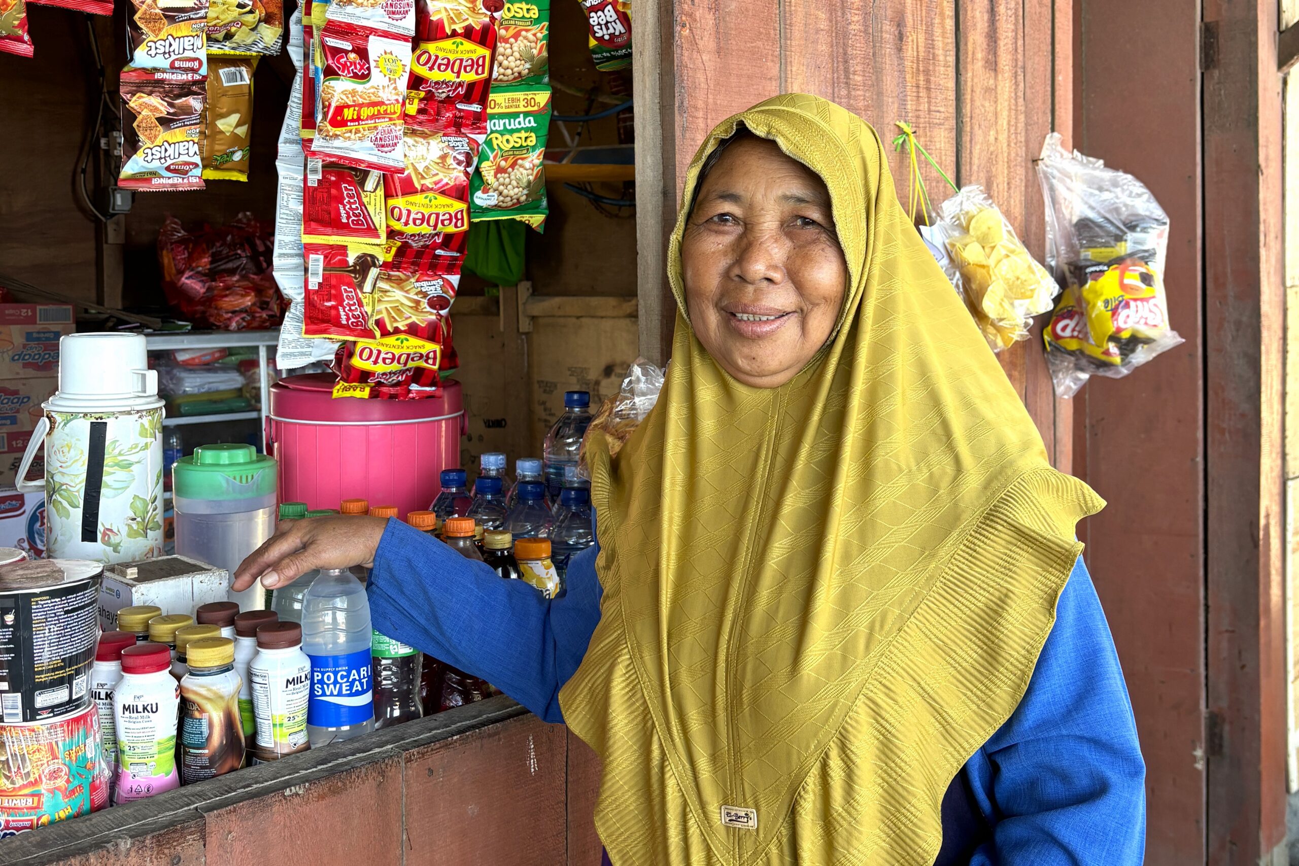 pendapatan dari warung nelayan meningkat